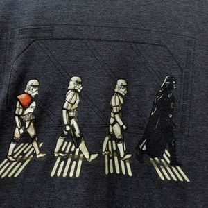 Men's Star Wars graphic tee "abbey road" vader